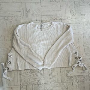 Shaker knit sweater